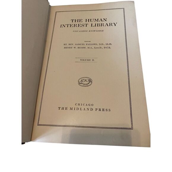 The Human Interest Library Vol 2 Hardcover Book Antique - Picture 6 of 14